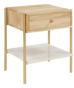 Rendez Vous Déco Table De Chevet 1 Tiroir En Bois De Manguier Et Marbre 12 Rendez Vous Déco Table De Chevet 1 Tiroir En Bois De Manguier Et Marbre -Boutique Maisons du Monde table de chevet 1 tiroir en bois de manguier et marbre 4