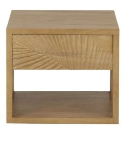 Maisons Du Monde Table De Chevet 1 Tiroir En Bois De Manguier Massif