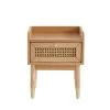 Drawer Table De Chevet 1 Tiroir En Bois Et Cannage Bois Clair 1 Drawer Table De Chevet 1 Tiroir En Bois Et Cannage Bois Clair -Boutique Maisons du Monde table de chevet 1 tiroir en bois et cannage bois clair