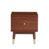 Drawer Table De Chevet 1 Tiroir En Bois Foncé -Boutique Maisons du Monde table de chevet 1 tiroir en bois fonce