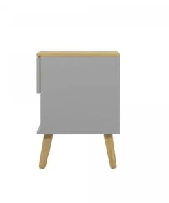 Meubles & Design Table De Chevet 1 Tiroir En Bois Gris -Boutique Maisons du Monde table de chevet 1 tiroir en bois gris 3