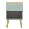 Meubles & Design Table De Chevet 1 Tiroir En Bois Vert