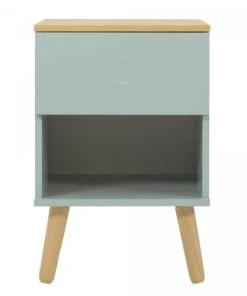 Meubles & Design Table De Chevet 1 Tiroir En Bois Vert