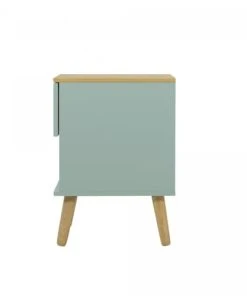 Meubles & Design Table De Chevet 1 Tiroir En Bois Vert -Boutique Maisons du Monde table de chevet 1 tiroir en bois vert 3