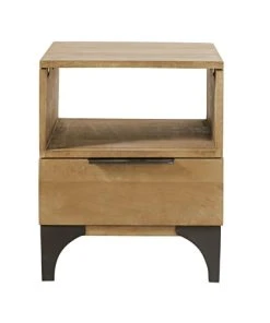 Maisons Du Monde Table De Chevet 1 Tiroir En Manguier Massif