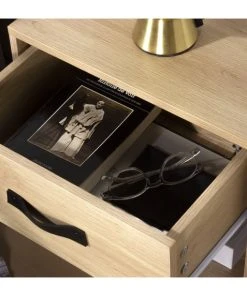 Casame Table De Chevet 1 Tiroir Et 1 Niche - Marron -Boutique Maisons du Monde table de chevet 1 tiroir et 1 niche marron 3