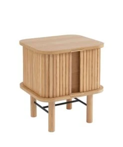 Drawer Table De Chevet 2 Portes En Bois Clair -Boutique Maisons du Monde table de chevet 2 portes en bois clair 4