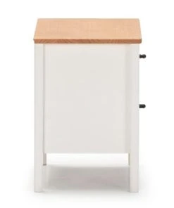 HOMN Table De Chevet 2 Tiroirs Couleur Blanc, Bois Massif 12 HOMN Table De Chevet 2 Tiroirs Couleur Blanc, Bois Massif -Boutique Maisons du Monde table de chevet 2 tiroirs couleur blanc bois massif 4