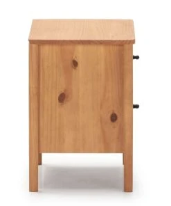 HOMN Table De Chevet 2 Tiroirs Couleur Bois Et Gris, Bois Massif 12 HOMN Table De Chevet 2 Tiroirs Couleur Bois Et Gris, Bois Massif -Boutique Maisons du Monde table de chevet 2 tiroirs couleur bois et gris bois massif 4