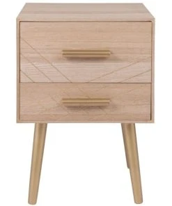 Boutique Maisons du Monde -Boutique Maisons du Monde table de chevet 2 tiroirs dore mat 1000 7 25 183828 2