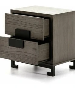 Thai Natura Table De Chevet 2 Tiroirs En Bois Couleur Gris Et Doré 10 Thai Natura Table De Chevet 2 Tiroirs En Bois Couleur Gris Et Doré -Boutique Maisons du Monde table de chevet 2 tiroirs en bois couleur gris et dore 2