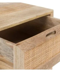 Rendez Vous Déco Table De Chevet 2 Tiroirs En Bois De Manguier Et Cannage -Boutique Maisons du Monde table de chevet 2 tiroirs en bois de manguier et cannage 4