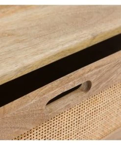 Rendez Vous Déco Table De Chevet 2 Tiroirs En Bois De Manguier Et Cannage -Boutique Maisons du Monde table de chevet 2 tiroirs en bois de manguier et cannage 5