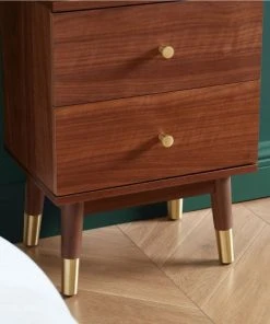 Drawer Table De Chevet 2 Tiroirs En Bois Foncé -Boutique Maisons du Monde table de chevet 2 tiroirs en bois fonce 5