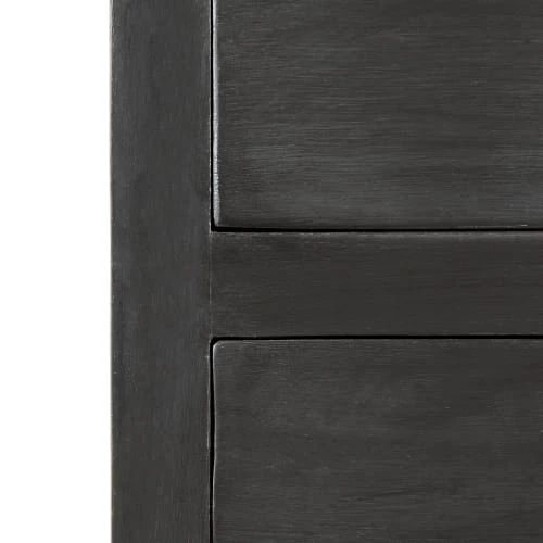 Maisons Du Monde Table De Chevet 2 Tiroirs En Manguier Gris 6 Maisons Du Monde Table De Chevet 2 Tiroirs En Manguier Gris – Image 4