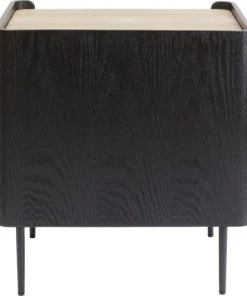 Kare Design Table De Chevet 2 Tiroirs En Peuplier Et Chêne Brun -Boutique Maisons du Monde table de chevet 2 tiroirs en peuplier et chene brun 4