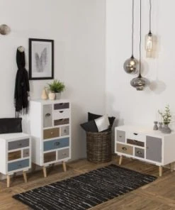 HELLIN Table De Chevet 4 Tiroirs 5 HELLIN Table De Chevet 4 Tiroirs -Boutique Maisons du Monde table de chevet 4 tiroirs 1