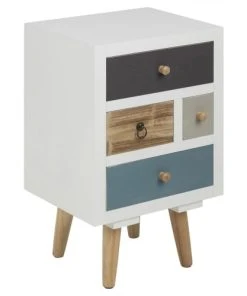 CONCEPT USINE Table De Chevet 4 Tiroirs Multicolore -Boutique Maisons du Monde table de chevet 4 tiroirs multicolore 5