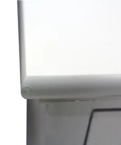 Mobili Rebecca Table De Chevet Avec 3 Tiroirs En MDF Et Tissu Blanc Brun Et Gris -Boutique Maisons du Monde table de chevet avec 3 tiroirs en mdf et tissu blanc brun et gris 4