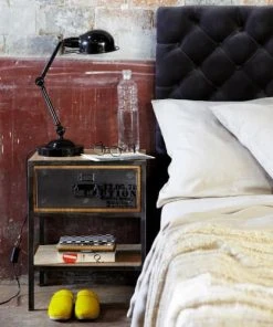 Maisons Du Monde Table De Chevet Avec Tiroir En Métal Noire L 45 Cm -Boutique Maisons du Monde table de chevet avec tiroir en metal noire l 45 cm 1000 5 8 115792 6