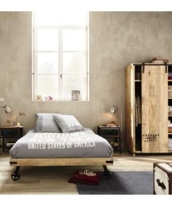 Maisons Du Monde Table De Chevet Avec Tiroir En Métal Noire L 45 Cm -Boutique Maisons du Monde table de chevet avec tiroir en metal noire l 45 cm 1000 5 8 115792 8