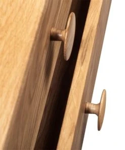 WOODEK Table De Chevet Avec Tiroirs En Chêne Massif Huilé -Boutique Maisons du Monde table de chevet avec tiroirs en chene massif huile 3