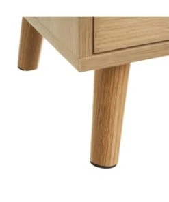 Unimasa Table De Chevet Basique En Bois MDF 2 Tiroirs -Boutique Maisons du Monde table de chevet basique en bois mdf 2 tiroirs 2