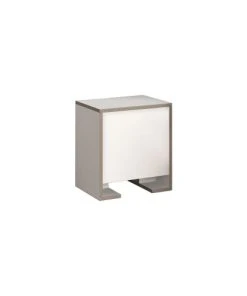 TOILINUX Table De Chevet Blanc