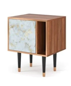 Storyz Table De Chevet Blanc Clair 1 Porte L 58 Cm -Boutique Maisons du Monde table de chevet blanc clair 1 porte l 58 cm 2