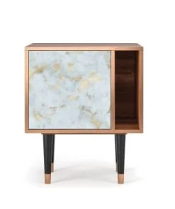 Storyz Table De Chevet Blanc Clair 1 Porte L 58 Cm