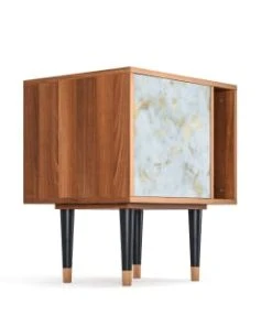 Storyz Table De Chevet Blanc Clair 1 Porte L 58 Cm -Boutique Maisons du Monde table de chevet blanc clair 1 porte l 58 cm 3