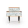Storyz Table De Chevet Blanc Clair 2 Tiroirs L 58 Cm -Boutique Maisons du Monde table de chevet blanc clair 2 tiroirs l 58 cm