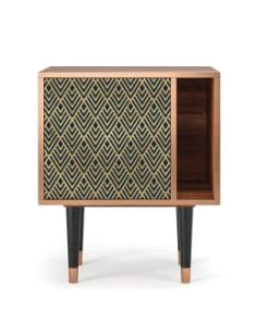 Storyz Table De Chevet Bleu 1 Porte L 58 Cm