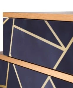 Storyz Table De Chevet Bleu 2 Tiroirs L 58 Cm -Boutique Maisons du Monde table de chevet bleu 2 tiroirs l 58 cm 10