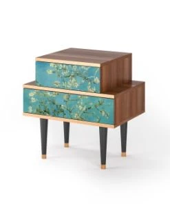 Storyz Table De Chevet Bleu 2 Tiroirs L 58 Cm -Boutique Maisons du Monde table de chevet bleu 2 tiroirs l 58 cm 14