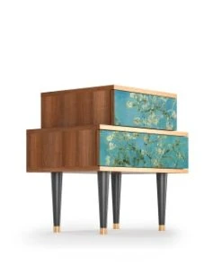 Storyz Table De Chevet Bleu 2 Tiroirs L 58 Cm -Boutique Maisons du Monde table de chevet bleu 2 tiroirs l 58 cm 15