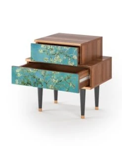 Storyz Table De Chevet Bleu 2 Tiroirs L 58 Cm -Boutique Maisons du Monde table de chevet bleu 2 tiroirs l 58 cm 17