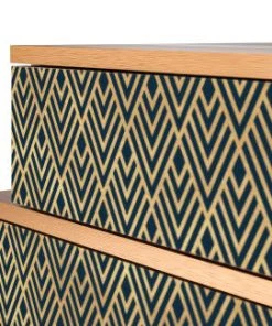 Storyz Table De Chevet Bleu 2 Tiroirs L 58 Cm -Boutique Maisons du Monde table de chevet bleu 2 tiroirs l 58 cm 4