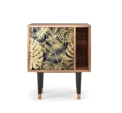 Storyz Table De Chevet Multicolore 1 Porte L 58 Cm -Boutique Maisons du Monde table de chevet bleu et jaune 1 porte l 58 cm jungle vibes 12