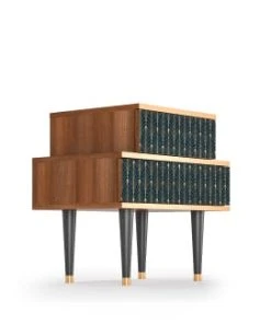 Storyz Table De Chevet Bleu Et Jaune 2 Tiroirs L 58 Cm 11 Storyz Table De Chevet Bleu Et Jaune 2 Tiroirs L 58 Cm -Boutique Maisons du Monde table de chevet bleu et jaune 2 tiroirs l 58 cm 3