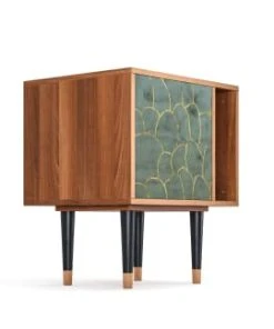 Storyz Table De Chevet Bleu-vert 1 Porte L 58 Cm -Boutique Maisons du Monde table de chevet bleu vert 1 porte l 58 cm 3