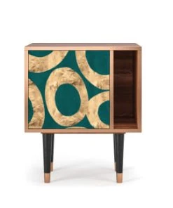 Storyz Table De Chevet Bleu-vert 1 Porte L 58 Cm