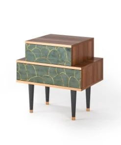 Storyz Table De Chevet Bleu-vert 2 Tiroirs L 58 Cm 10 Storyz Table De Chevet Bleu-vert 2 Tiroirs L 58 Cm -Boutique Maisons du Monde table de chevet bleu vert 2 tiroirs l 58 cm 20