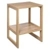 Five Simply Smart Table De Chevet Bois 2 Plateaux - 34.5x33.5x51cm -Boutique Maisons du Monde table de chevet bois 2 plateaux 34 5x33 5x51cm