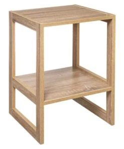 Five Simply Smart Table De Chevet Bois 2 Plateaux - 34.5x33.5x51cm