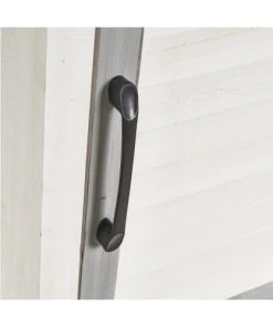 Unimasa Table De Chevet Bois Blanc Et Gris Cérusé - 40x29x74cm -Boutique Maisons du Monde table de chevet bois blanc et gris ceruse 40x29x74cm 2