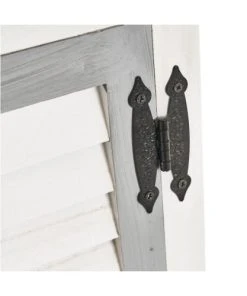 Unimasa Table De Chevet Bois Blanc Et Gris Cérusé - 40x29x74cm -Boutique Maisons du Monde table de chevet bois blanc et gris ceruse 40x29x74cm 3