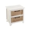 Unimasa Table De Chevet Bois Cérusé Blanc 2 Tiroirs - 40x29x42cm 1 Unimasa Table De Chevet Bois Cérusé Blanc 2 Tiroirs - 40x29x42cm -Boutique Maisons du Monde table de chevet bois ceruse blanc 2 tiroirs 40x29x42cm
