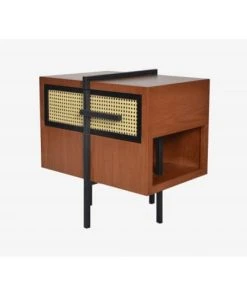 Artecosy Table De Chevet Bois Et Métal Noyer 12 Artecosy Table De Chevet Bois Et Métal Noyer -Boutique Maisons du Monde table de chevet bois et metal noyer 3