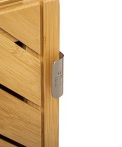 Five Simply Smart Table De Chevet Bois Et Porte Bambou - 45x38x70cm -Boutique Maisons du Monde table de chevet bois et porte bambou 45x38x70cm 4